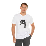 Masters of Art Reijer Stolk Anatomical study of a man's neck, arm and leg muscles in silhouette Unisex Jersey Short Sleeve T-Shirt - POPvault