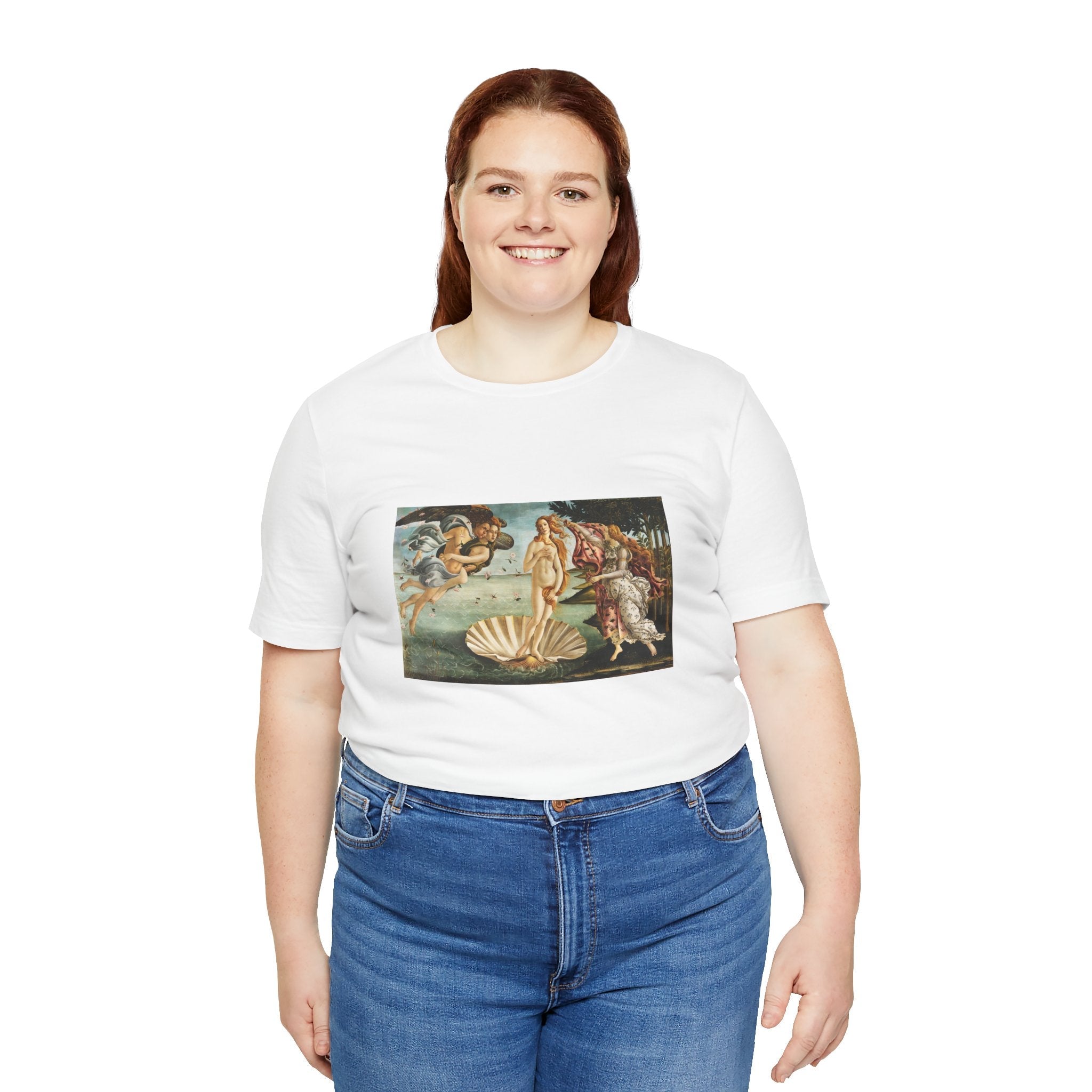 Masters of Art Sandro Botticelli's The Birth of Venus Unisex Jersey Short Sleeve T-Shirt - POPvault