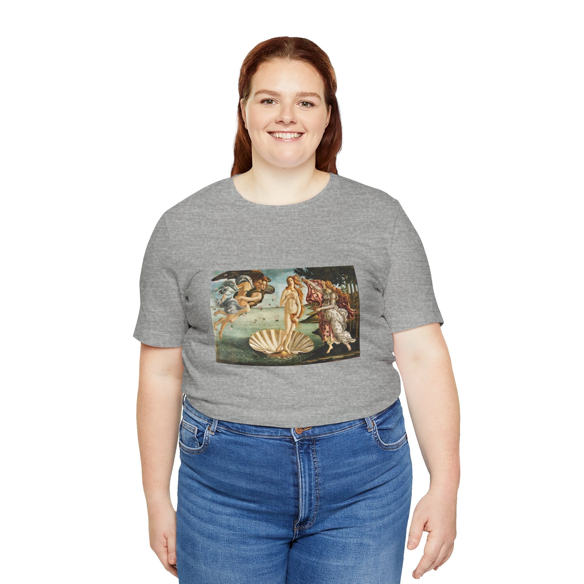 Masters of Art Sandro Botticelli's The Birth of Venus Unisex Jersey Short Sleeve T-Shirt - POPvault