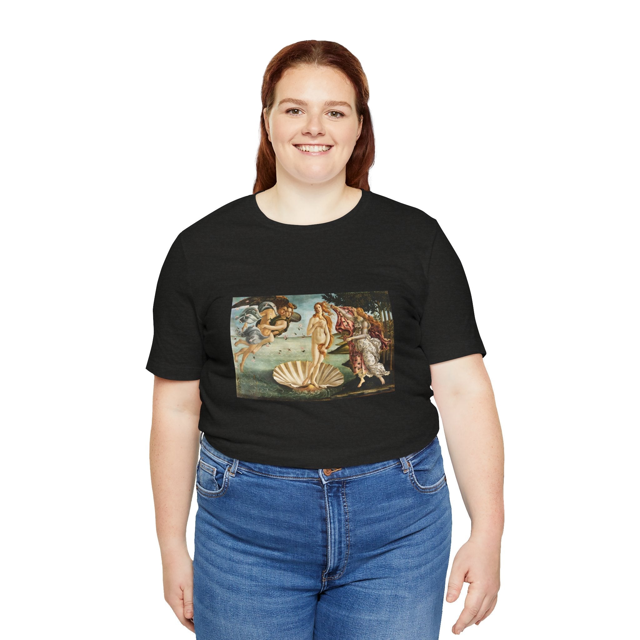 Masters of Art Sandro Botticelli's The Birth of Venus Unisex Jersey Short Sleeve T-Shirt - POPvault