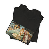 Masters of Art Sandro Botticelli's The Birth of Venus Unisex Jersey Short Sleeve T-Shirt - POPvault