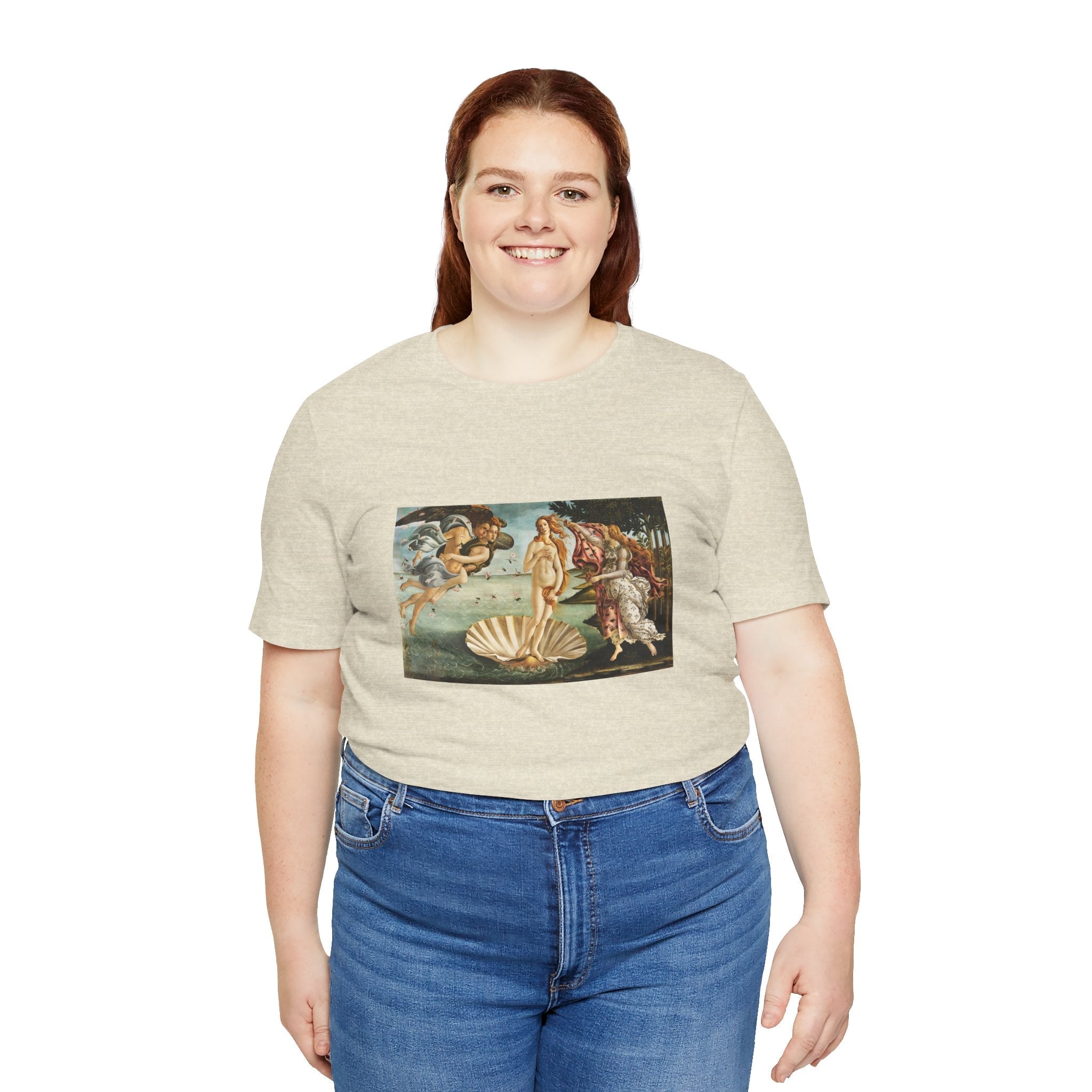 Masters of Art Sandro Botticelli's The Birth of Venus Unisex Jersey Short Sleeve T-Shirt - POPvault