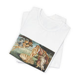 Masters of Art Sandro Botticelli's The Birth of Venus Unisex Jersey Short Sleeve T-Shirt - POPvault