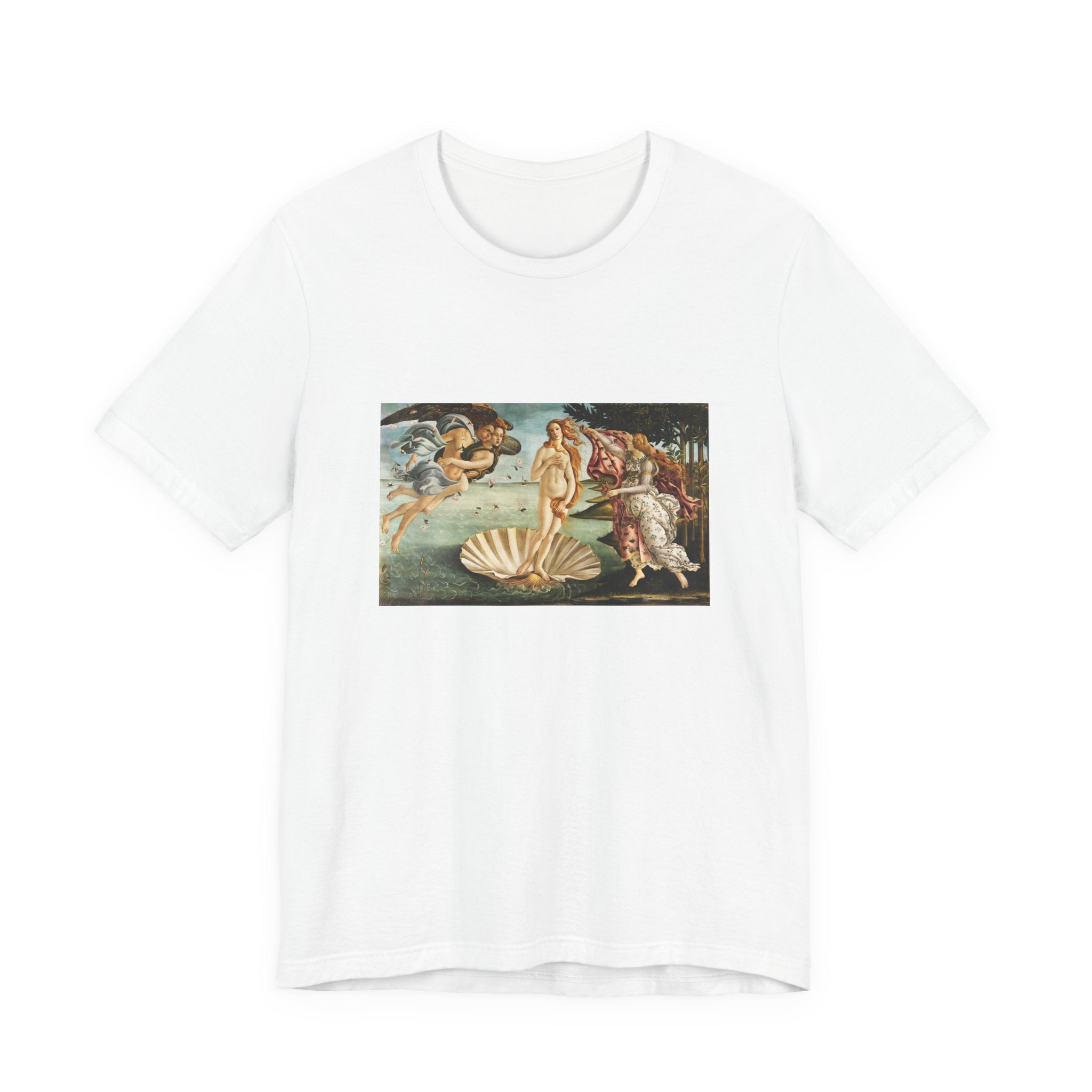 Masters of Art Sandro Botticelli's The Birth of Venus Unisex Jersey Short Sleeve T-Shirt - POPvault