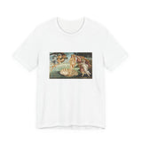 Masters of Art Sandro Botticelli's The Birth of Venus Unisex Jersey Short Sleeve T-Shirt - POPvault