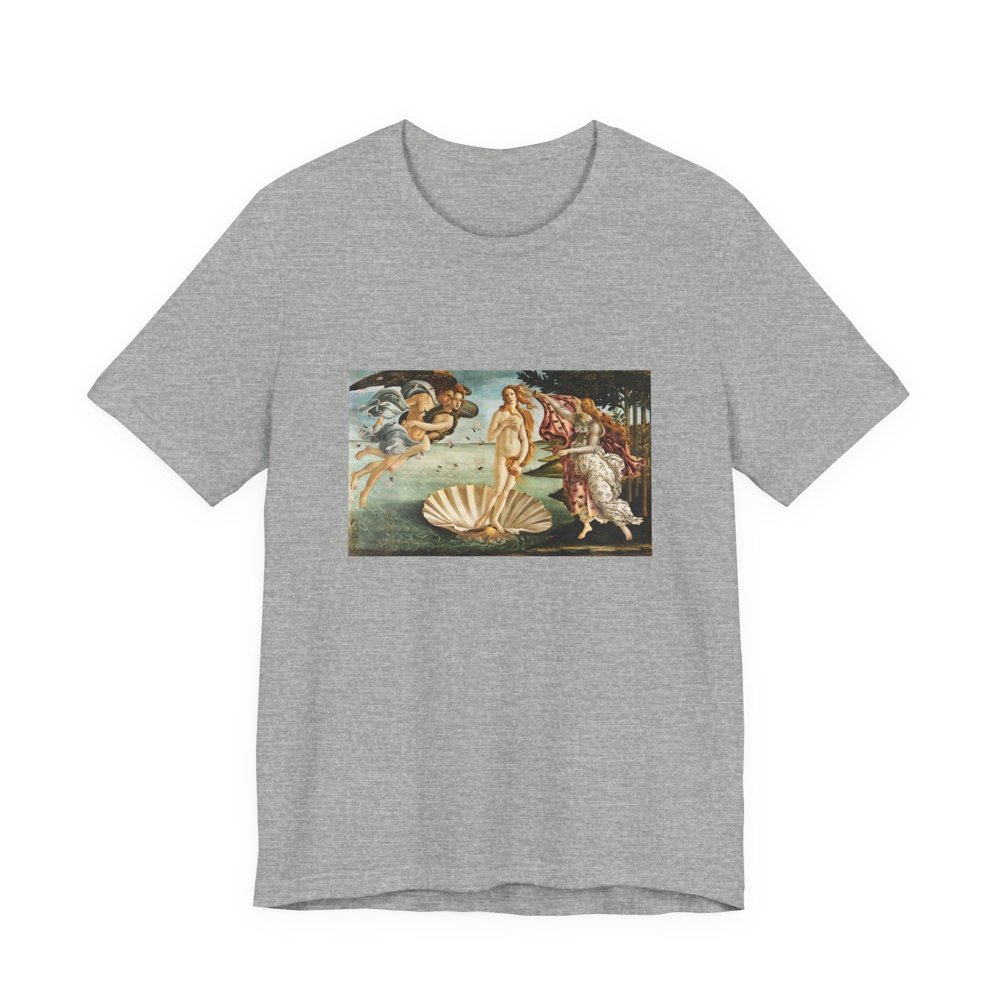 Masters of Art Sandro Botticelli's The Birth of Venus Unisex Jersey Short Sleeve T-Shirt - POPvault