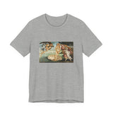 Masters of Art Sandro Botticelli's The Birth of Venus Unisex Jersey Short Sleeve T-Shirt - POPvault