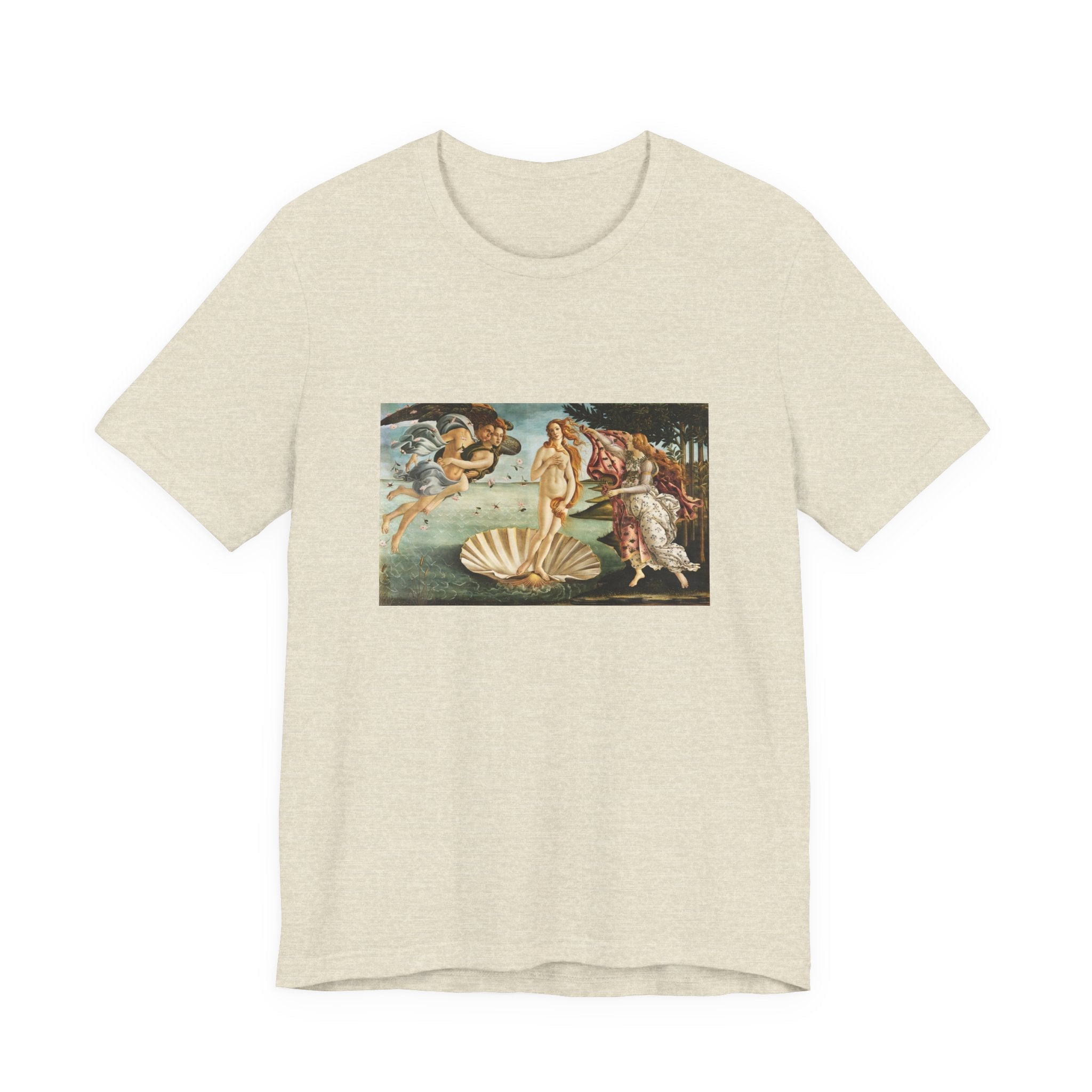 Masters of Art Sandro Botticelli's The Birth of Venus Unisex Jersey Short Sleeve T-Shirt - POPvault