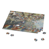 Masters of Art - The Rue Montorgueil in Paris by Claude Monet Jigsaw Puzzle (120, 252, 500 - Piece) - POPvault