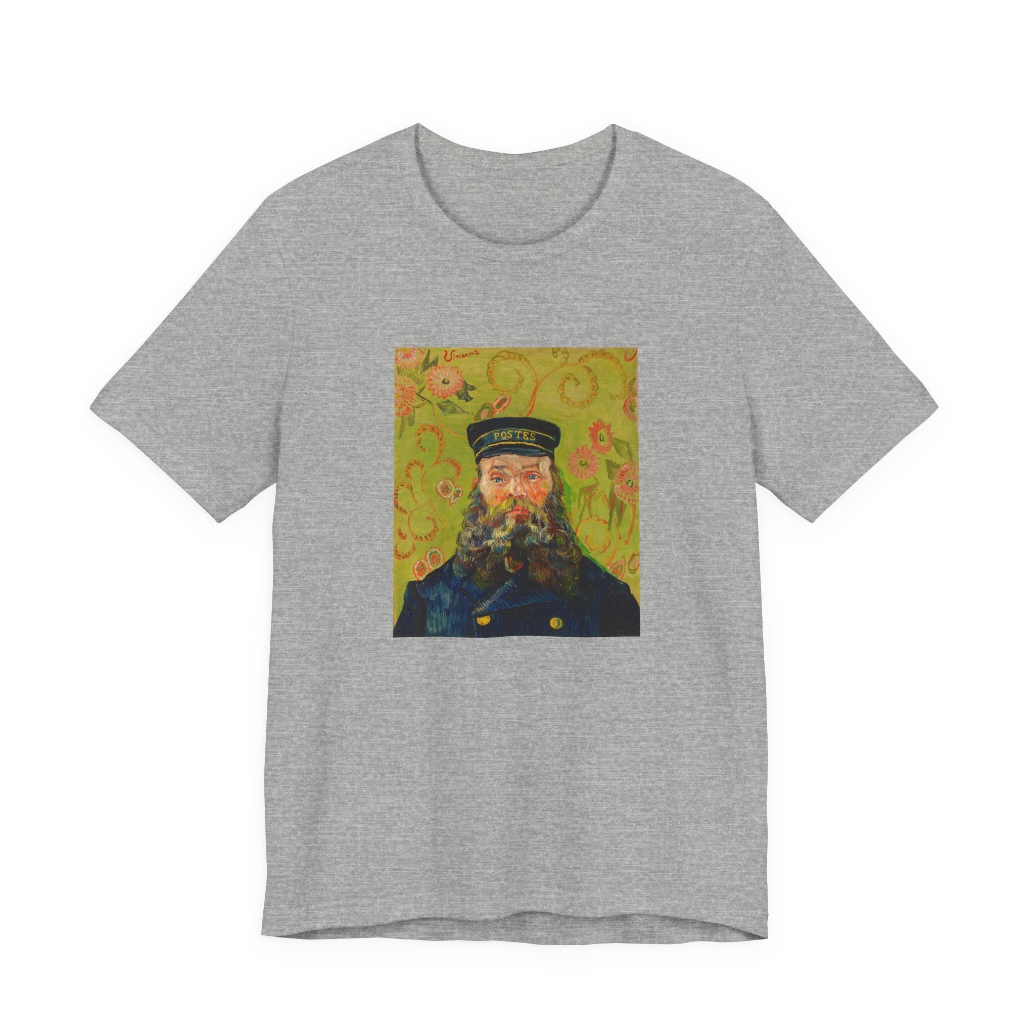 Masters of Art Van Gogh The Postman Unisex Jersey Short Sleeve T-Shirt - POPvault