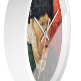 Masters of Art Vincent van Gogh Self - Portrait with Bandaged Ear and Pipe Premium Wall Clock - POPvault