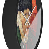 Masters of Art Vincent van Gogh Self - Portrait with Bandaged Ear and Pipe Premium Wall Clock - POPvault