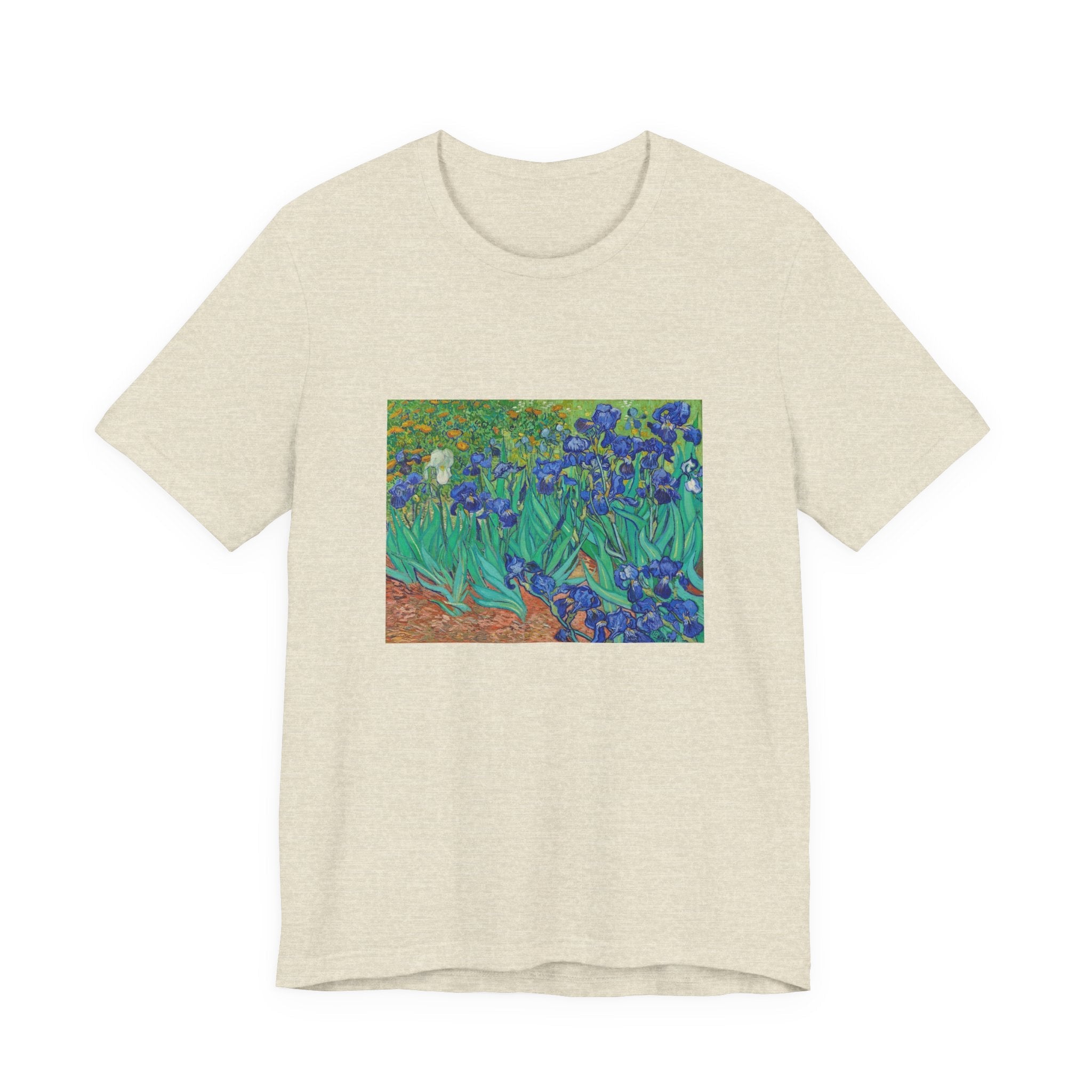 Masters of Art Vincent Van Gogh's Irises Unisex Jersey Short Sleeve T-Shirt - POPvault
