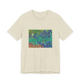 Masters of Art Vincent Van Gogh's Irises Unisex Jersey Short Sleeve T-Shirt - POPvault