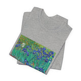 Masters of Art Vincent Van Gogh's Irises Unisex Jersey Short Sleeve T-Shirt - POPvault
