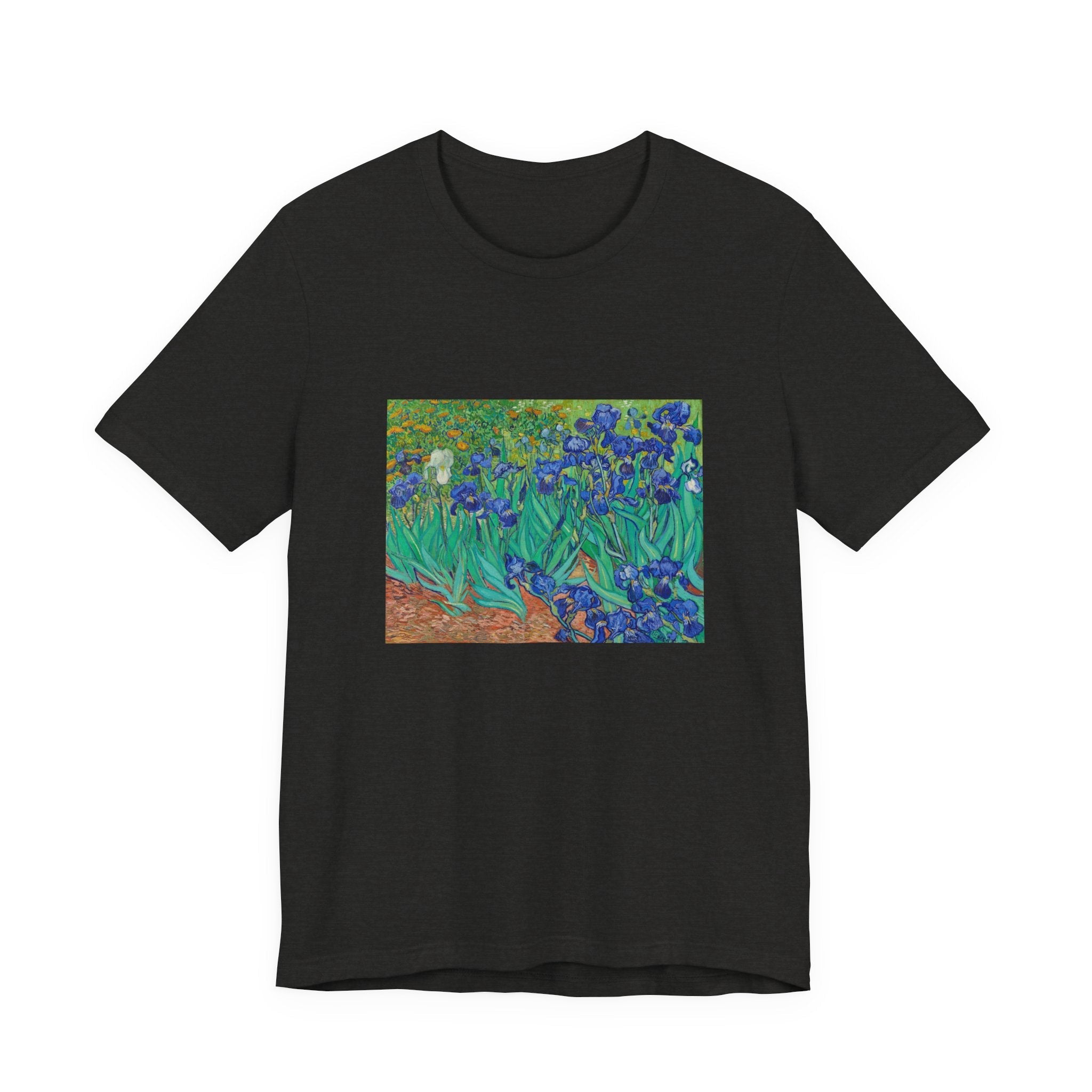 Masters of Art Vincent Van Gogh's Irises Unisex Jersey Short Sleeve T-Shirt - POPvault