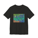 Masters of Art Vincent Van Gogh's Irises Unisex Jersey Short Sleeve T-Shirt - POPvault