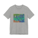 Masters of Art Vincent Van Gogh's Irises Unisex Jersey Short Sleeve T-Shirt - POPvault