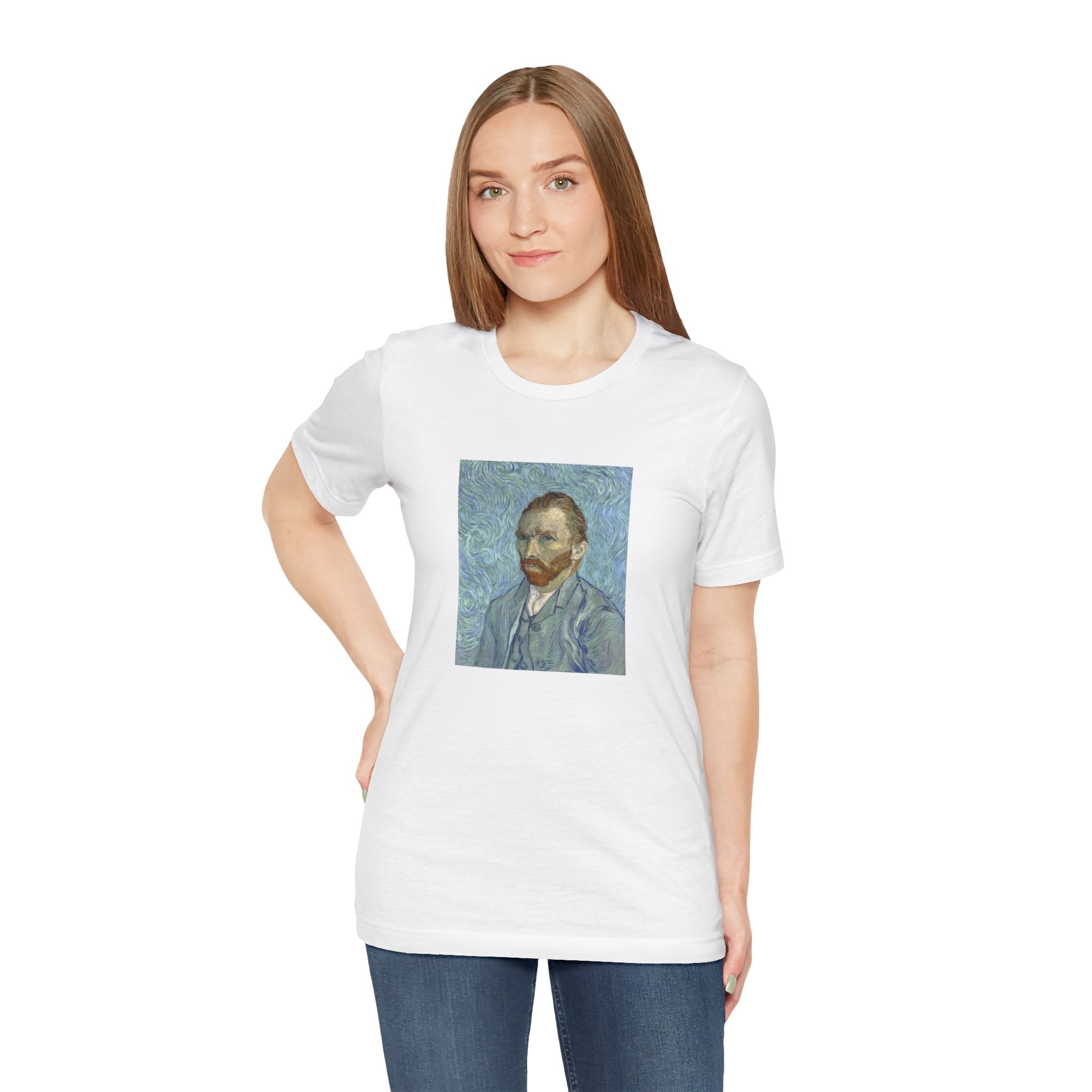 Masters of Art Vincent van Gogh's Self - portrait Unisex Jersey Short Sleeve T-Shirt - POPvault
