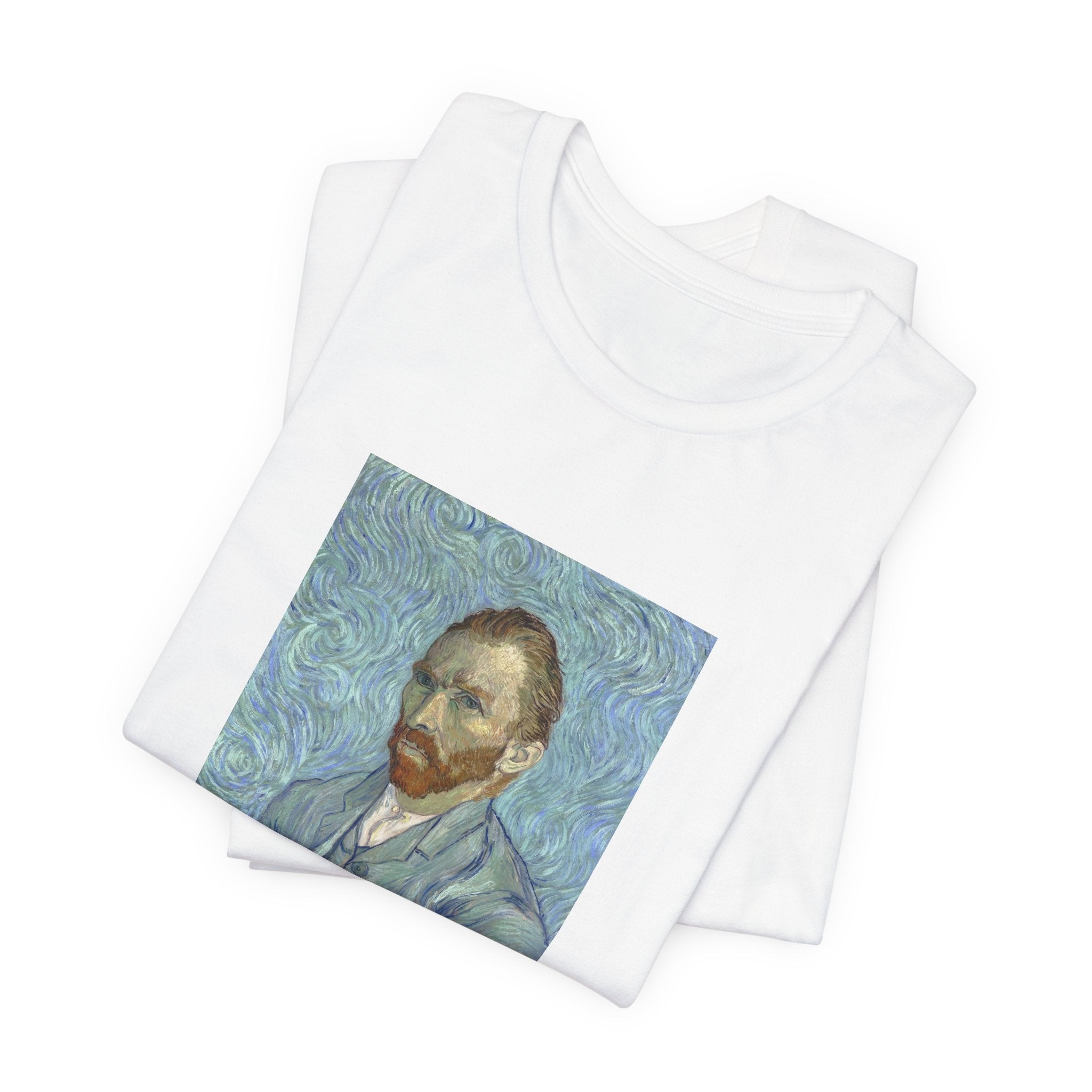 Masters of Art Vincent van Gogh's Self - portrait Unisex Jersey Short Sleeve T-Shirt - POPvault