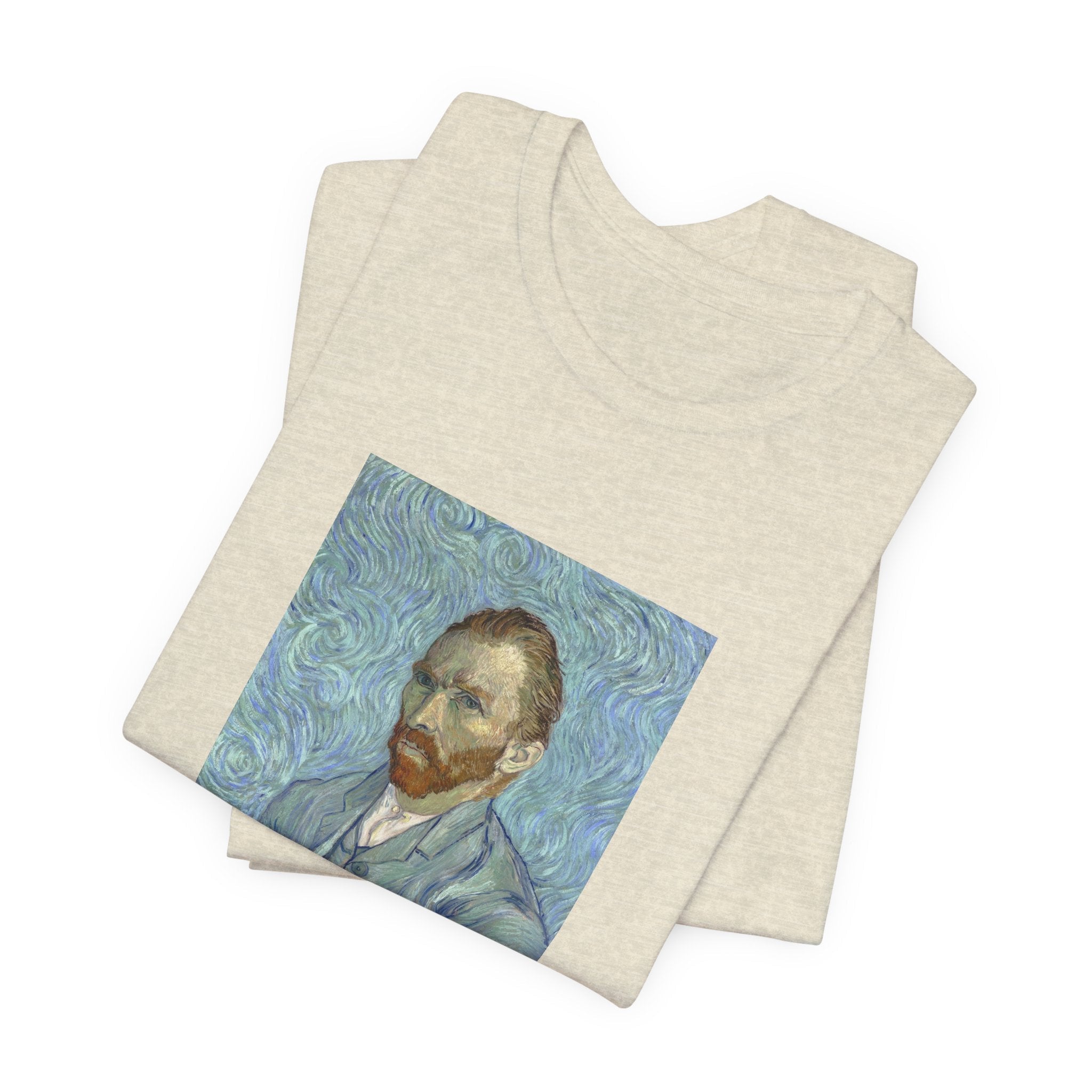 Masters of Art Vincent van Gogh's Self - portrait Unisex Jersey Short Sleeve T-Shirt - POPvault