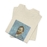 Masters of Art Vincent van Gogh's Self - portrait Unisex Jersey Short Sleeve T-Shirt - POPvault