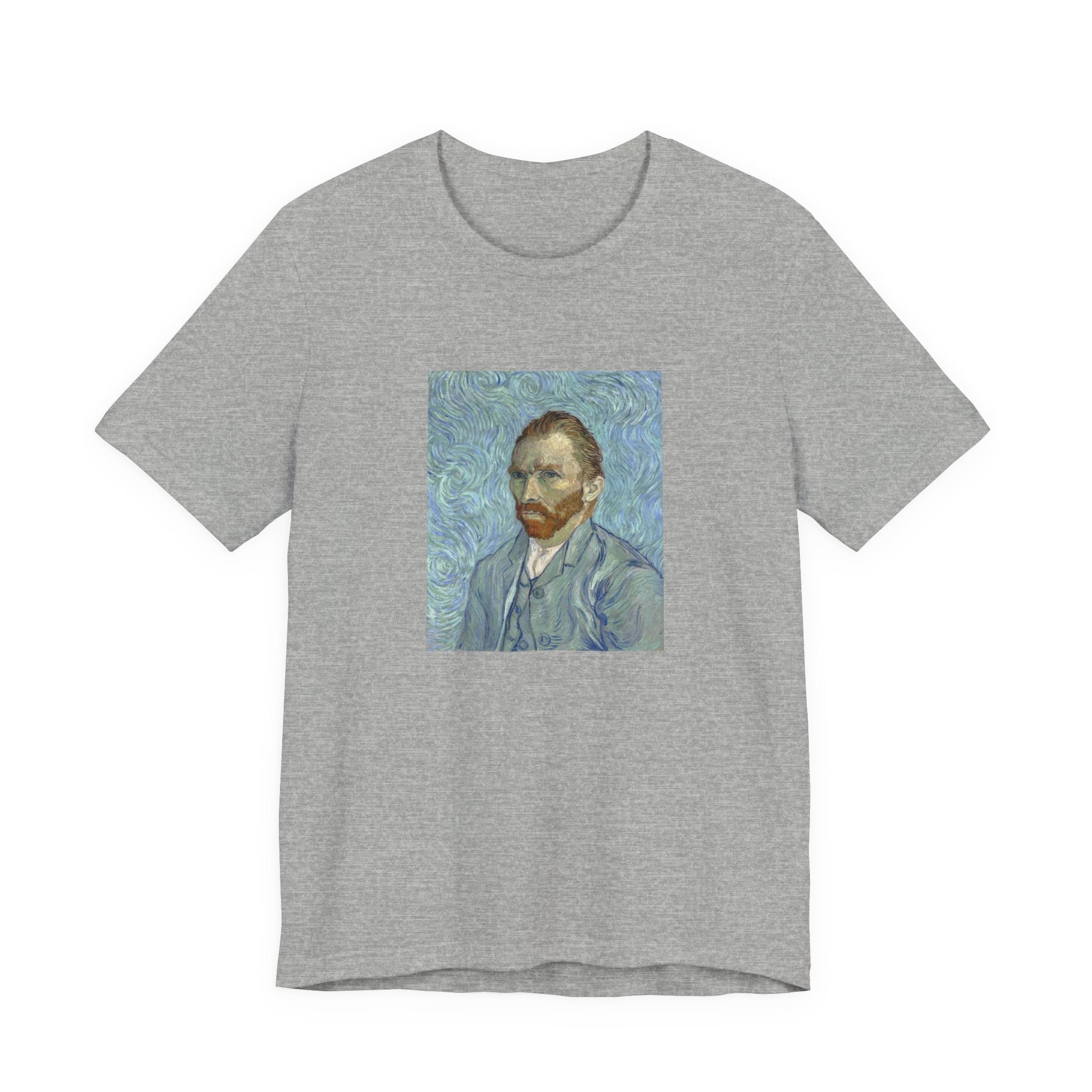 Masters of Art Vincent van Gogh's Self - portrait Unisex Jersey Short Sleeve T-Shirt - POPvault