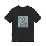 Masters of Art Vincent van Gogh's Self - portrait Unisex Jersey Short Sleeve T-Shirt - POPvault