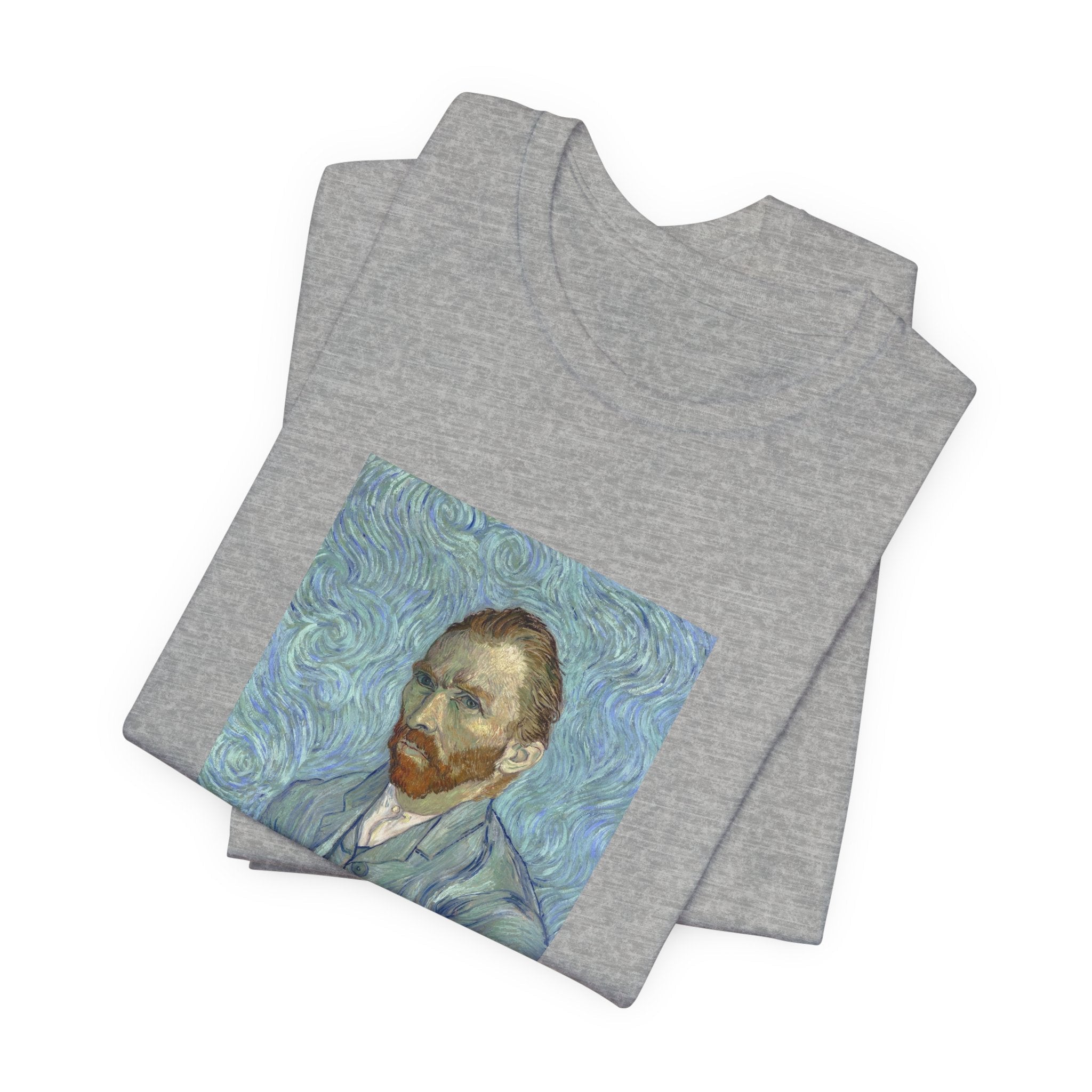 Masters of Art Vincent van Gogh's Self - portrait Unisex Jersey Short Sleeve T-Shirt - POPvault
