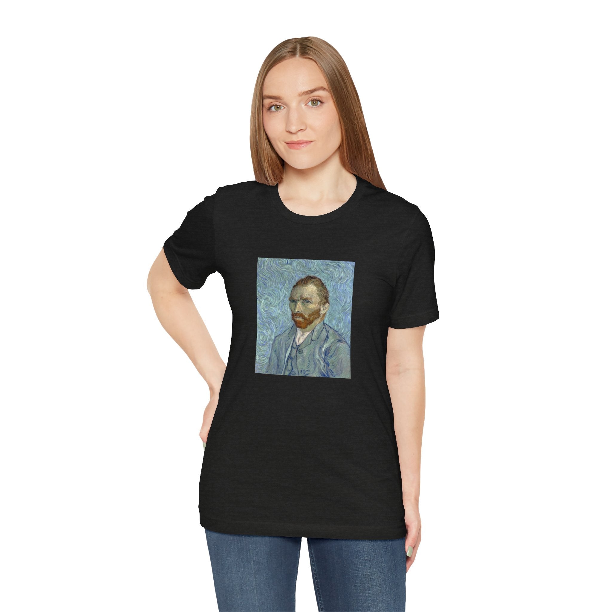 Masters of Art Vincent van Gogh's Self - portrait Unisex Jersey Short Sleeve T-Shirt - POPvault