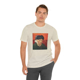 Masters of Art Vincent van Gogh's Self - Portrait with Bandaged Ear and Pipe Unisex Jersey Short Sleeve T-Shirt - POPvault