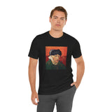 Masters of Art Vincent van Gogh's Self - Portrait with Bandaged Ear and Pipe Unisex Jersey Short Sleeve T-Shirt - POPvault