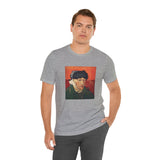 Masters of Art Vincent van Gogh's Self - Portrait with Bandaged Ear and Pipe Unisex Jersey Short Sleeve T-Shirt - POPvault