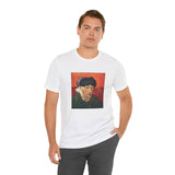 Masters of Art Vincent van Gogh's Self - Portrait with Bandaged Ear and Pipe Unisex Jersey Short Sleeve T-Shirt - POPvault