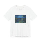 Masters of Art Vincent van Gogh's Starry Night Over the Rhone Unisex Jersey Short Sleeve T-Shirt - POPvault