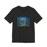 Masters of Art Vincent van Gogh's Starry Night Over the Rhone Unisex Jersey Short Sleeve T-Shirt - POPvault