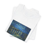 Masters of Art Vincent van Gogh's Starry Night Over the Rhone Unisex Jersey Short Sleeve T-Shirt - POPvault