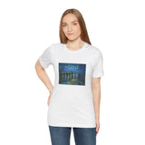 Masters of Art Vincent van Gogh's Starry Night Over the Rhone Unisex Jersey Short Sleeve T-Shirt - POPvault