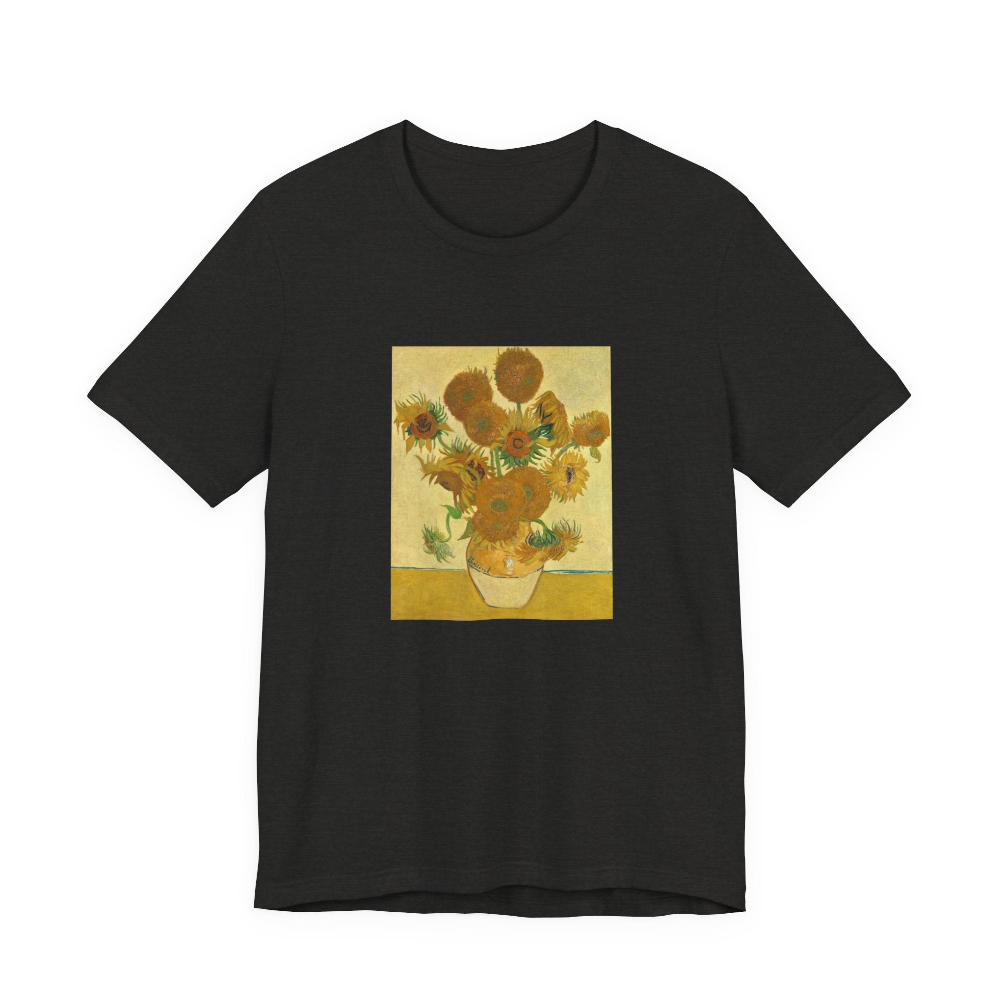 Masters of Art Vincent van Gogh's Sunflowers Unisex Jersey Short Sleeve T-Shirt - POPvault