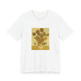 Masters of Art Vincent van Gogh's Sunflowers Unisex Jersey Short Sleeve T-Shirt - POPvault