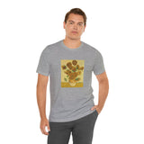 Masters of Art Vincent van Gogh's Sunflowers Unisex Jersey Short Sleeve T-Shirt - POPvault