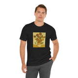 Masters of Art Vincent van Gogh's Sunflowers Unisex Jersey Short Sleeve T-Shirt - POPvault