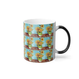 Masters of Art Vincent van Gogh's Vase With Three Sunflowers - Color Morphing 11oz Mug - POPvault