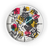 Masters of Art Wassily Kandinsky Kleine Welten V (Small Worlds V) Premium Wall Clock - POPvault