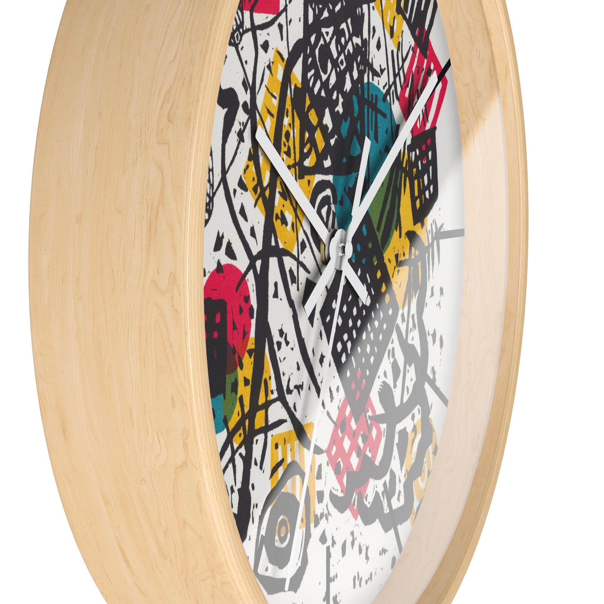 Masters of Art Wassily Kandinsky Kleine Welten V (Small Worlds V) Premium Wall Clock - POPvault