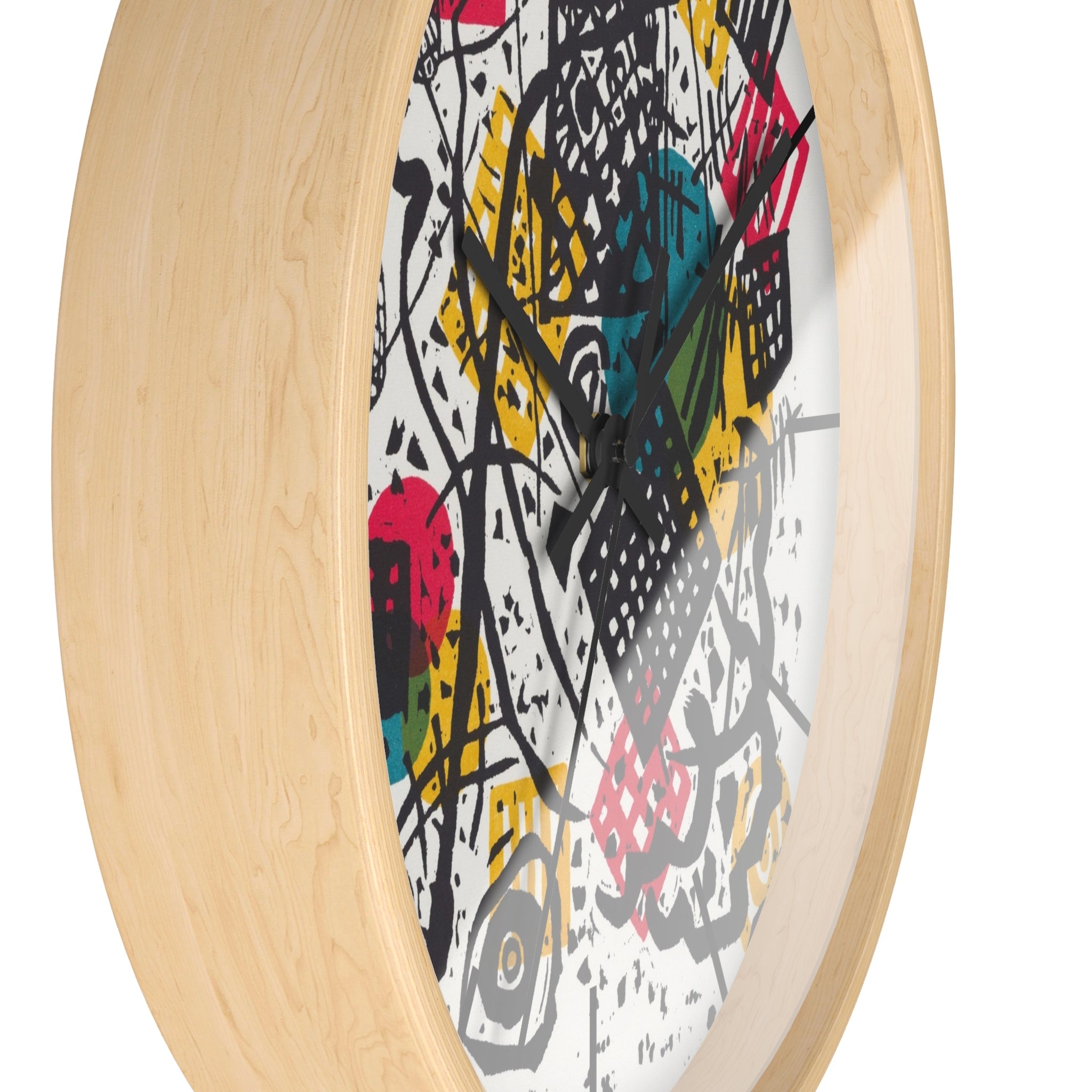 Masters of Art Wassily Kandinsky Kleine Welten V (Small Worlds V) Premium Wall Clock - POPvault