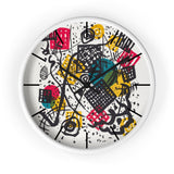 Masters of Art Wassily Kandinsky Kleine Welten V (Small Worlds V) Premium Wall Clock - POPvault