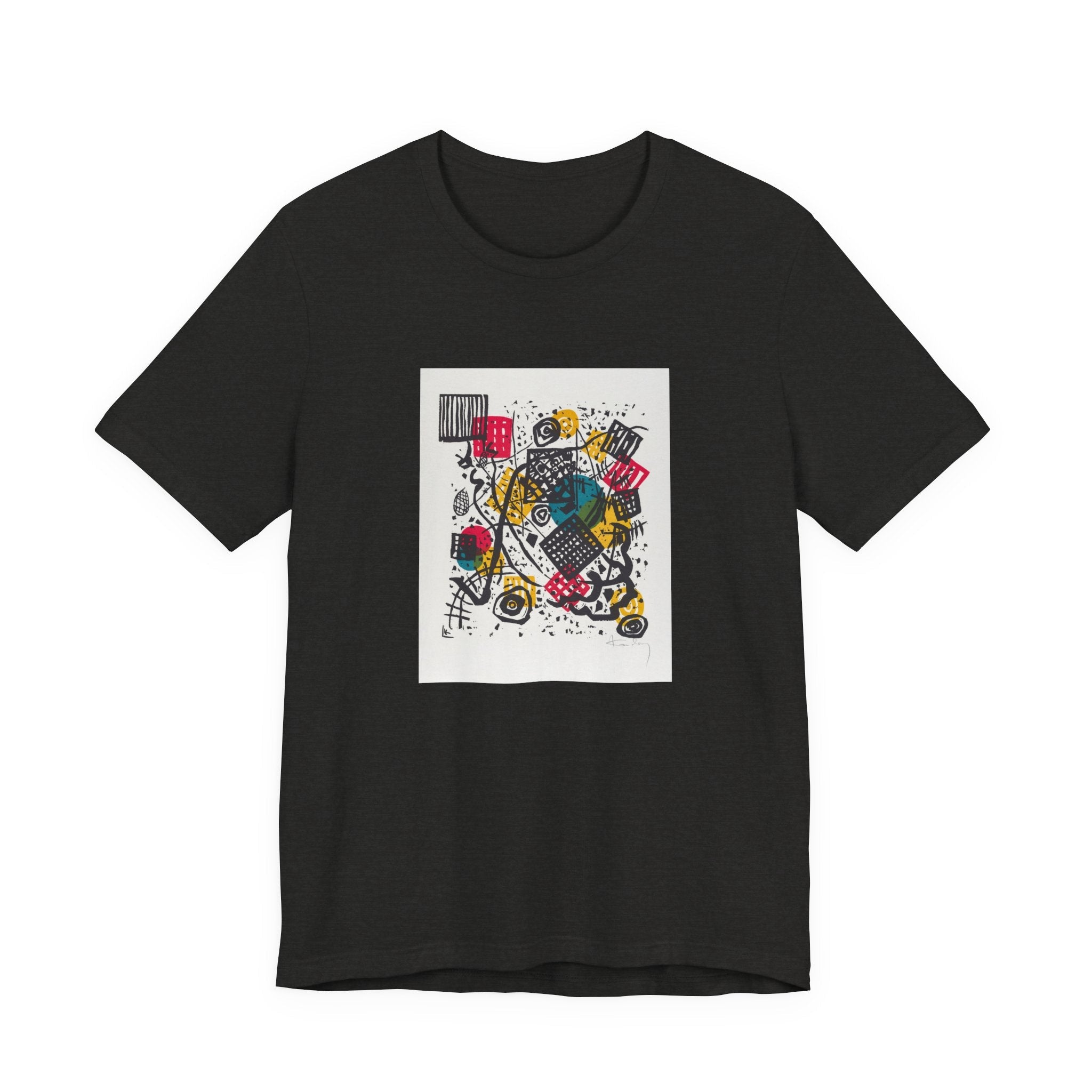 Masters of Art Wassily Kandinsky Kleine Welten V Unisex Jersey Short Sleeve T-Shirt - POPvault