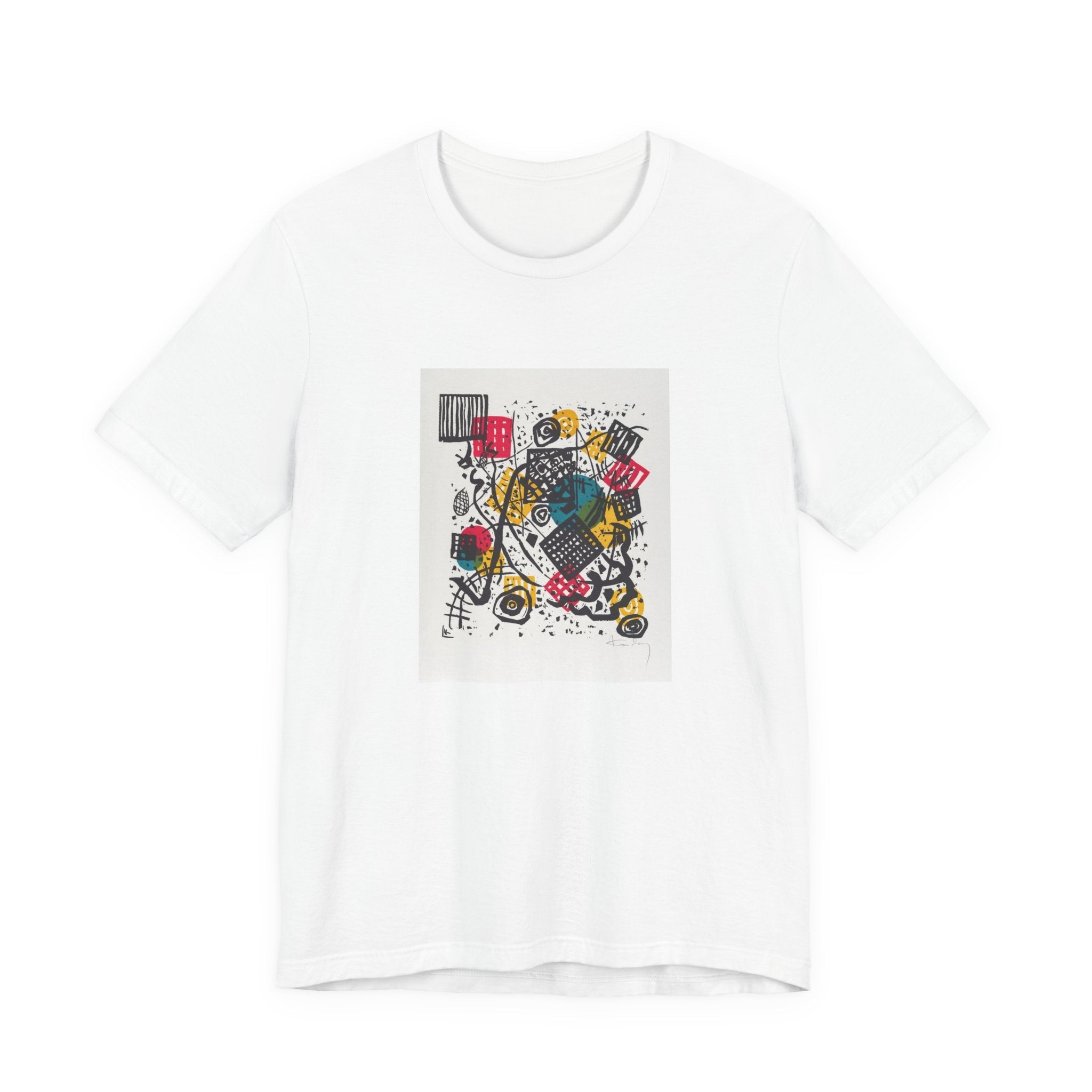 Masters of Art Wassily Kandinsky Kleine Welten V Unisex Jersey Short Sleeve T-Shirt - POPvault
