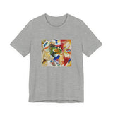 Masters of Art Wassily Kandinsky Painting with Green Center Unisex Jersey Short Sleeve T-Shirt - POPvault